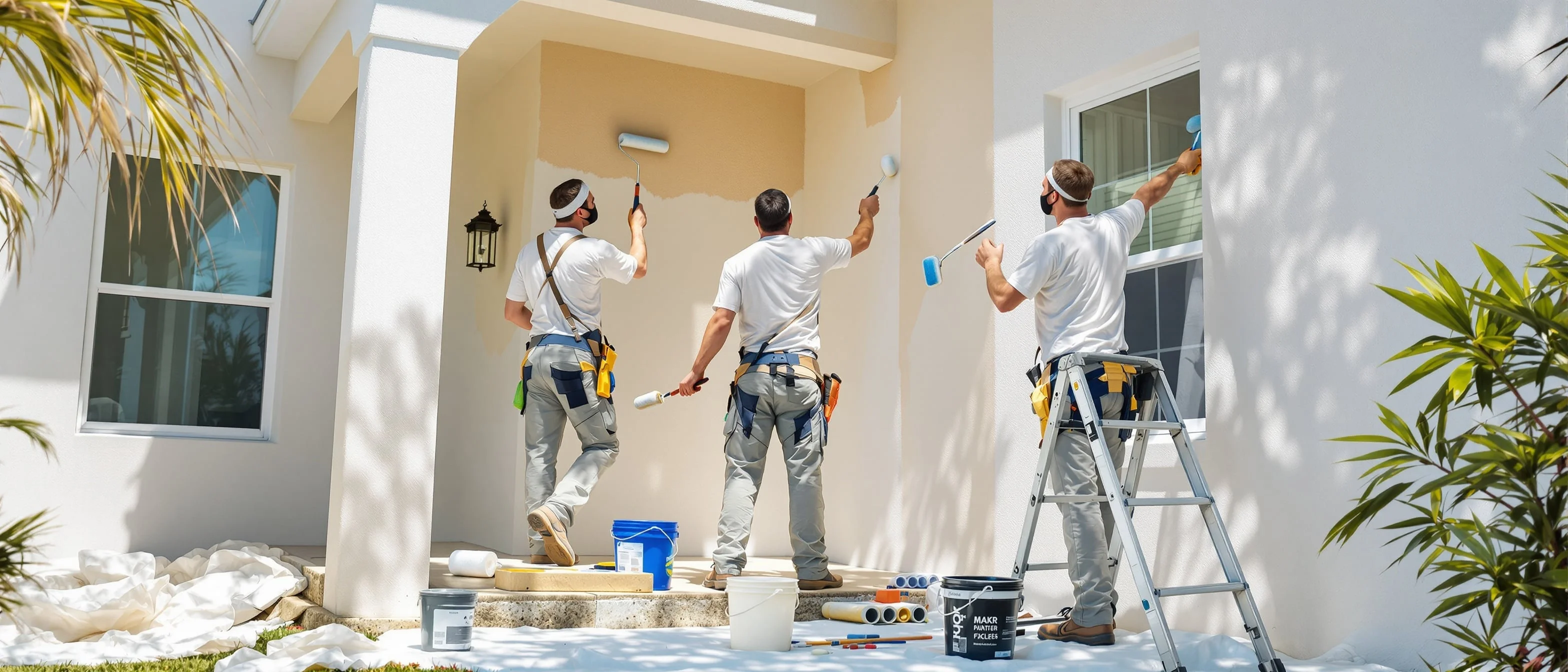 Westchase Painting Company crew at work