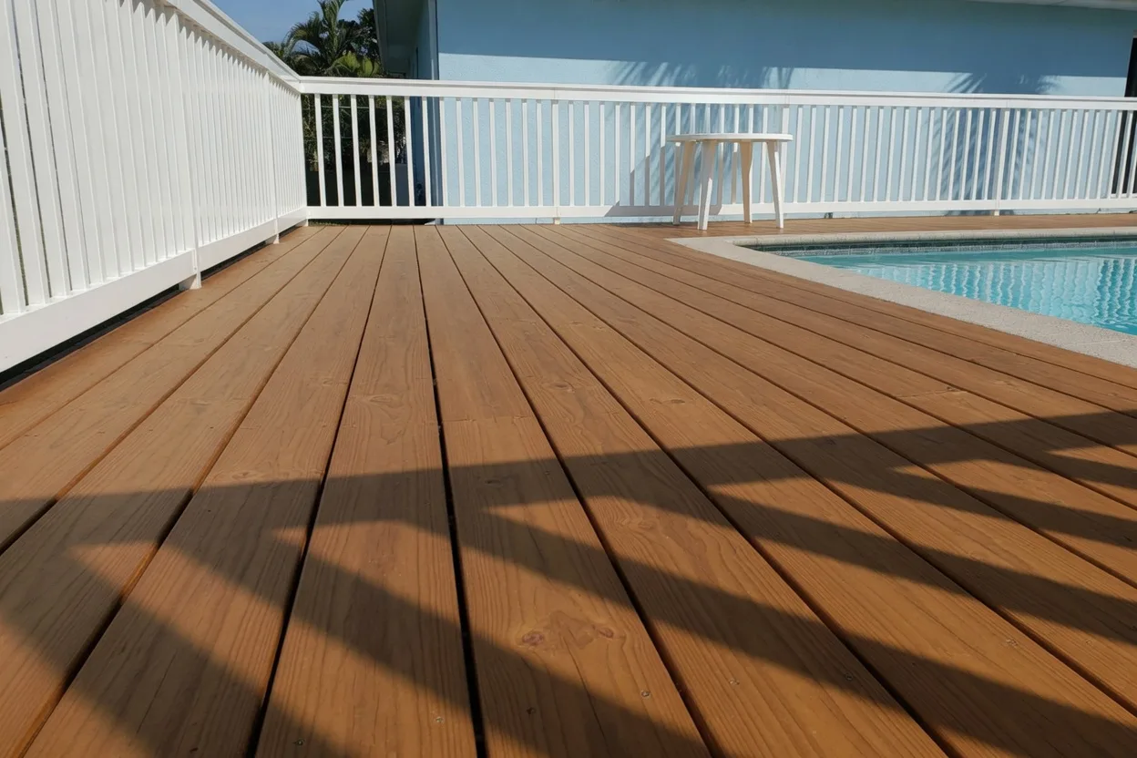 Same Oldsmar deck, viewed from the far end