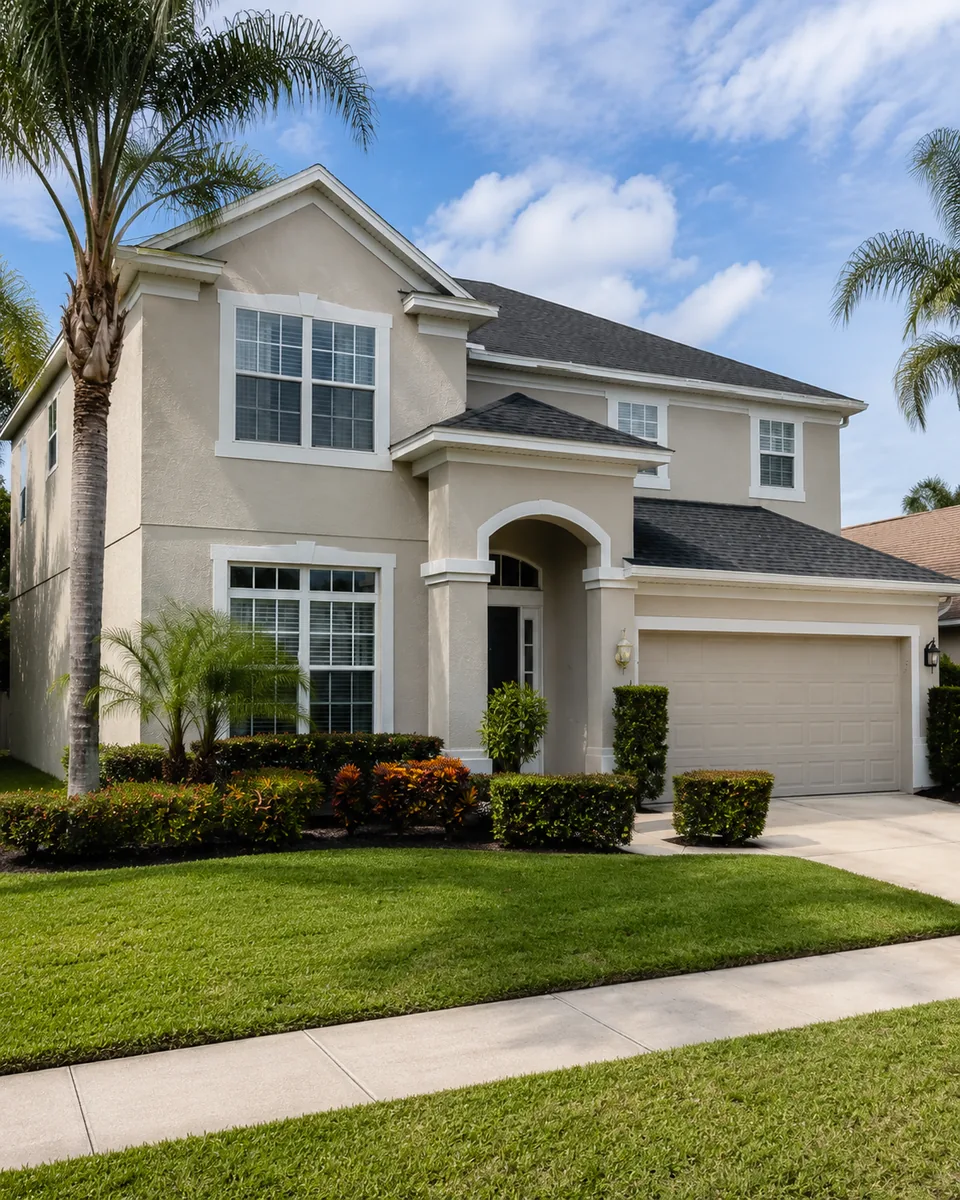 Exterior house painting project in New Tampa by Westchase Painting Company