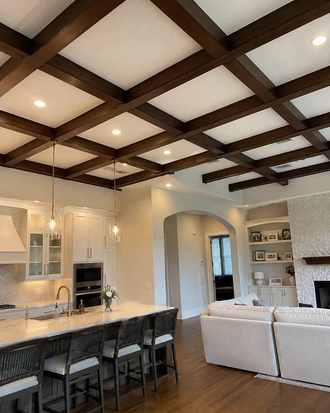 Interior trim detail by Westchase Painting Company