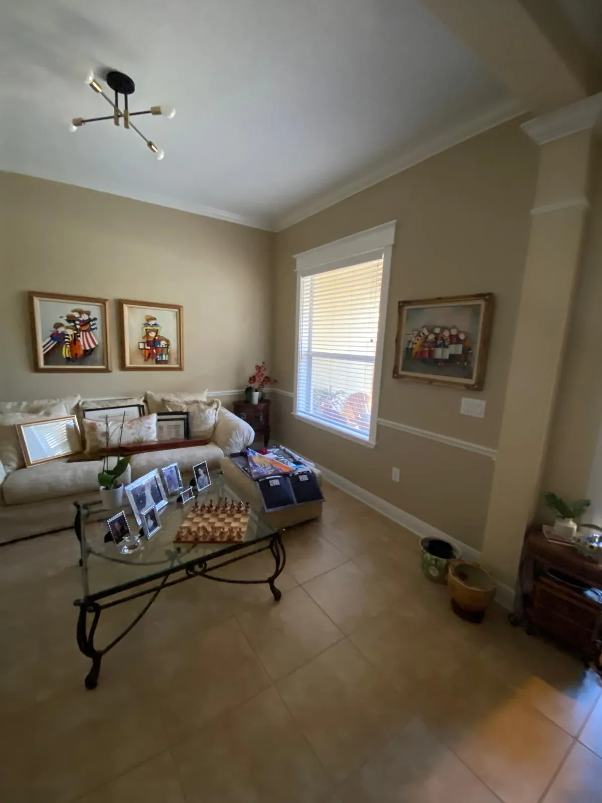 Master bedroom interior painting with neutral tones