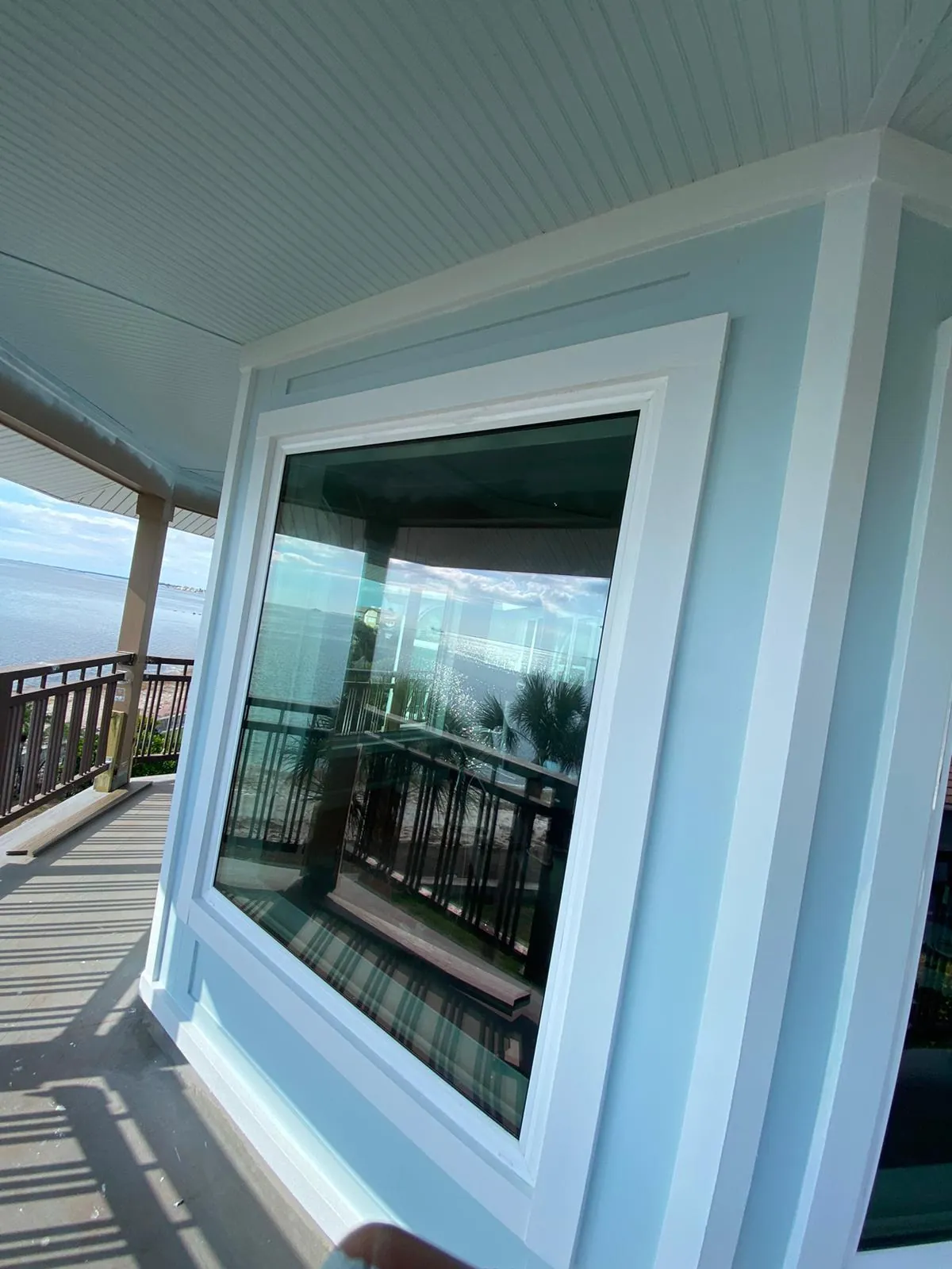 Pool cage screen enclosure painting in Tampa Bay