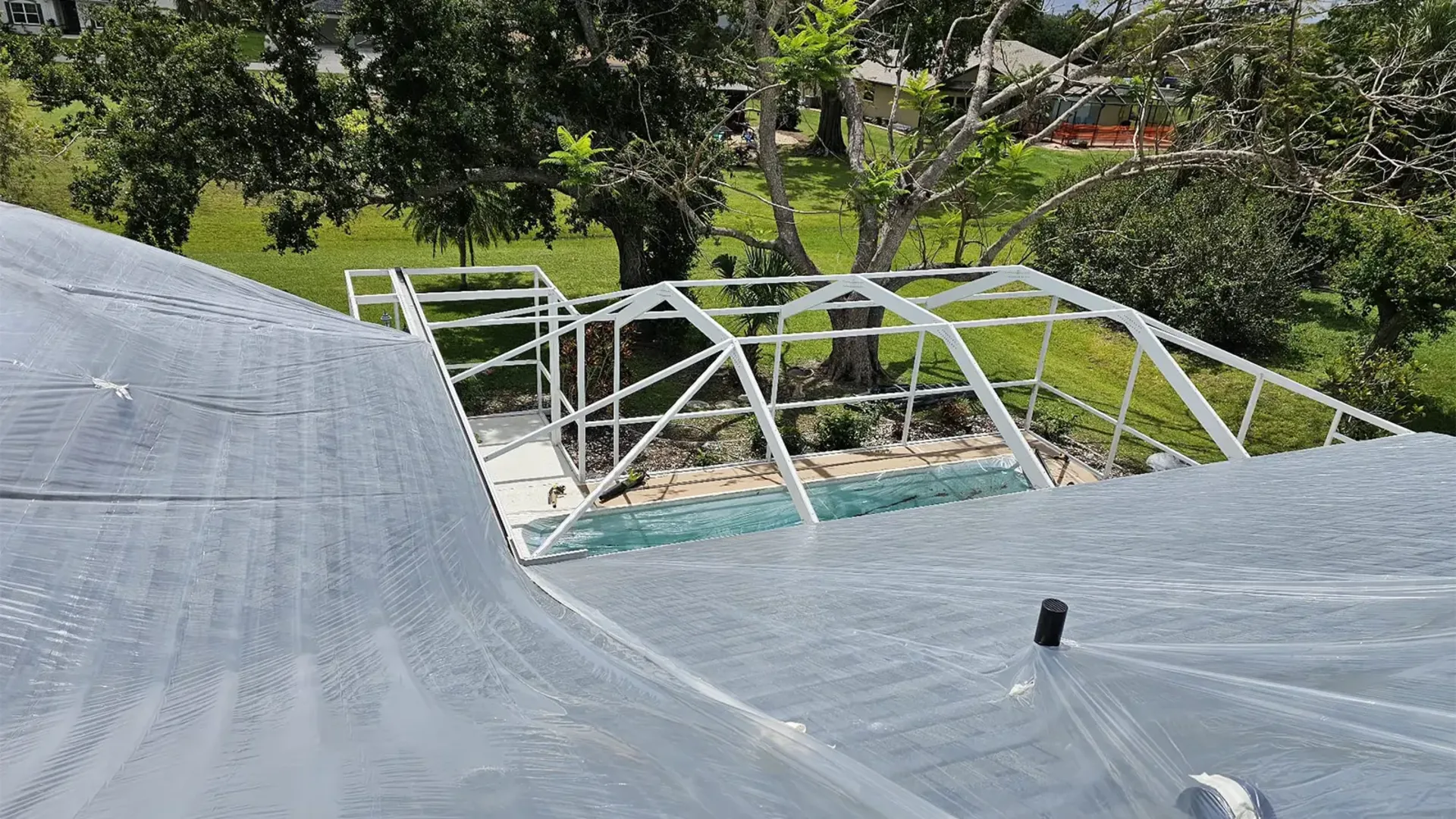 Pool Cage Painting in Tampa & Westchase FL